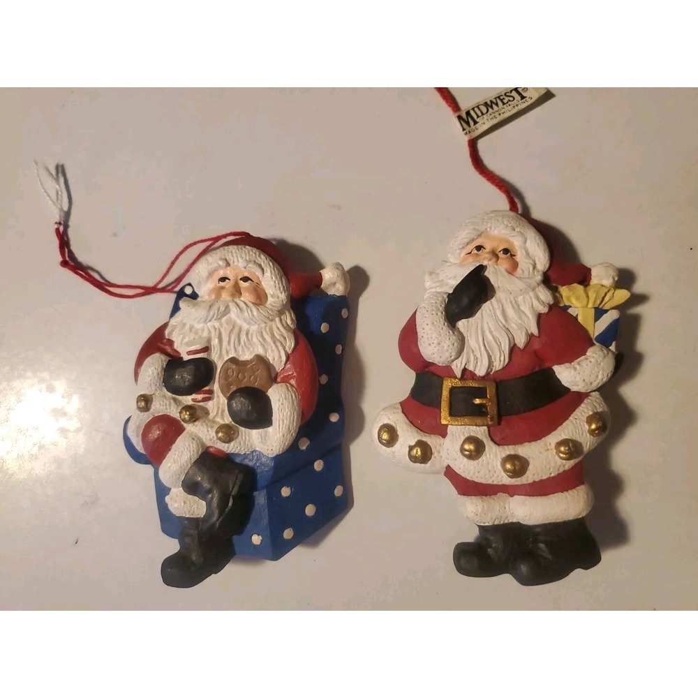 Santa Ornaments Midwest Made In Philippines